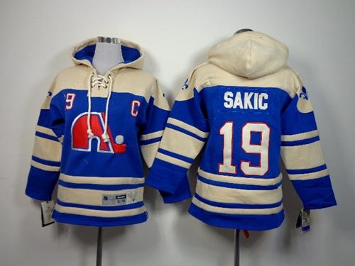 Joe Sakic Colorado Avalanche blue jersey