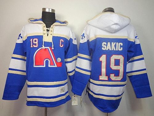 Joe Sakic Colorado Avalanche blue jersey