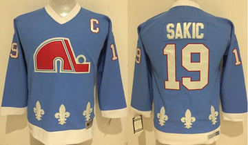 Joe Sakic Colorado Avalanche blue jersey