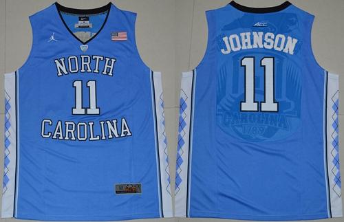 Brice Johnson North Carolina Tar Heels blue jersey