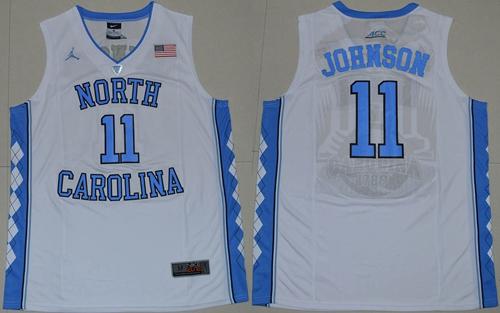 Brice Johnson North Carolina Tar Heels white jersey