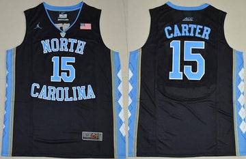 Vince Carter North Carolina Tar Heels black jersey
