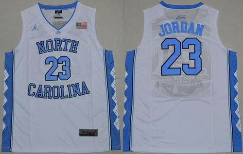 Michael Jordan North Carolina Tar Heels white jersey