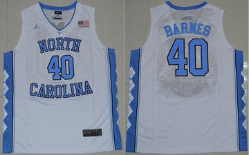 Harrison Barnes North Carolina Tar Heels white jersey