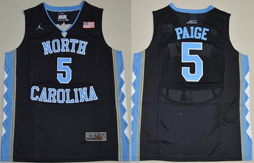 Marcus Paige North Carolina Tar Heels black jersey