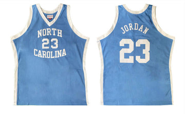 Custom North Carolina Tar Heels blue jersey