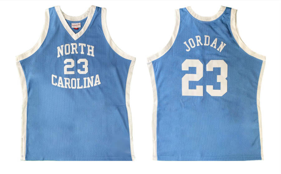 Custom North Carolina Tar Heels blue jersey
