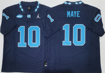 Drake Maye North Carolina Tar Heels navy jersey