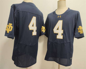 Jeremiyah Love Notre Dame Fighting Irish navy jersey