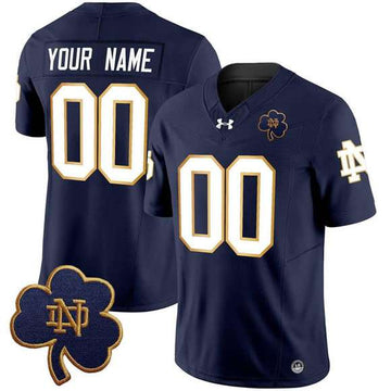 Custom Notre Dame Fighting Irish navy FUSE jersey