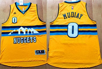 Emmanuel Mudiay Denver Nuggets yellow Alternate jersey