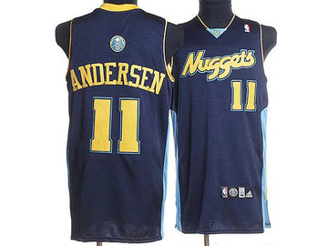 Chris Andersen Denver Nuggets blue jersey