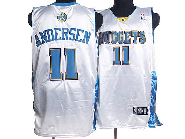 Chris Andersen Denver Nuggets white jersey