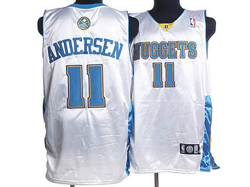 Chris Andersen Denver Nuggets white jersey
