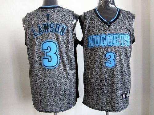 Ty Lawson Denver Nuggets grey Fashion Static jersey