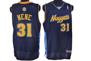 Nene Hilario Denver Nuggets blue jersey