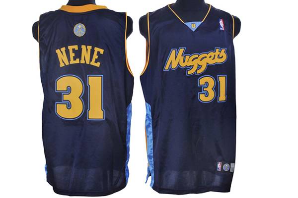 Nene Hilario Denver Nuggets blue jersey