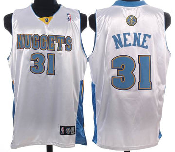 Nene Hilario Denver Nuggets white jersey