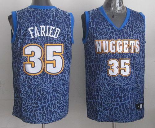 Kenneth Faried Denver Nuggets blue jersey