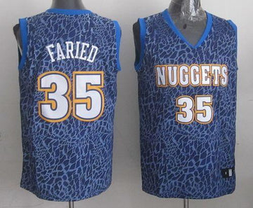 Kenneth Faried Denver Nuggets blue jersey