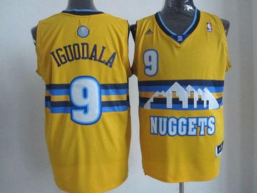 Andre Iguodala Denver Nuggets yellow Alternate jersey