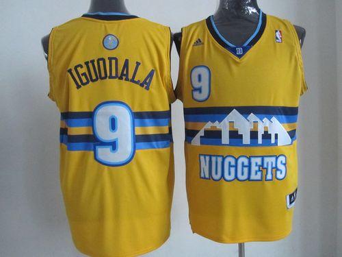 Andre Iguodala Denver Nuggets yellow Alternate jersey