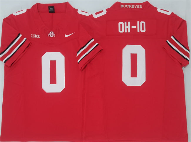 Ohio State Buckeyes red jersey