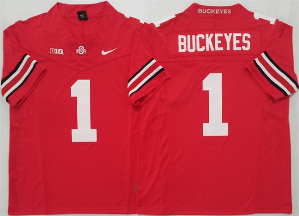 Ohio State Buckeyes red jersey