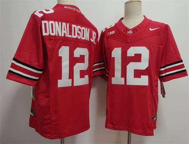 CJ Donaldson Ohio State Buckeyes red FUSE jersey