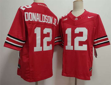 CJ Donaldson Ohio State Buckeyes red FUSE jersey