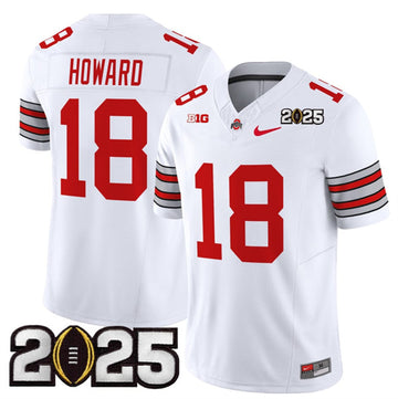 Will Howard Ohio State Buckeyes white jersey