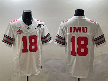 Will Howard Ohio State Buckeyes white jersey