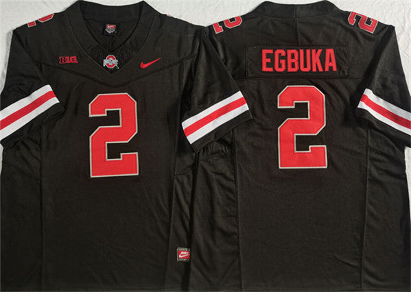 Emeka Egbuka Ohio State Buckeyes black jersey