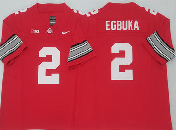 Emeka Egbuka Ohio State Buckeyes red jersey