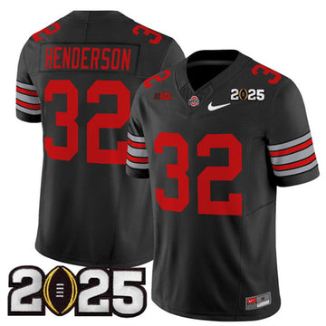 TreVeyon Henderson Ohio State Buckeyes black jersey