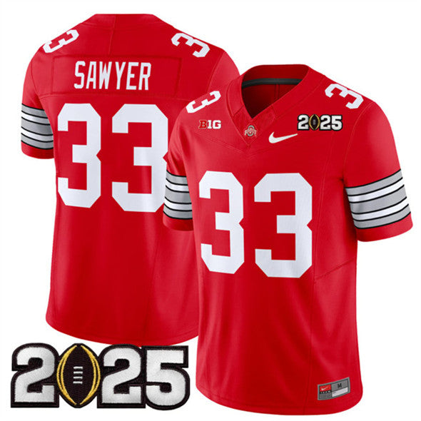 Jack Sawyer Ohio State Buckeyes red jersey