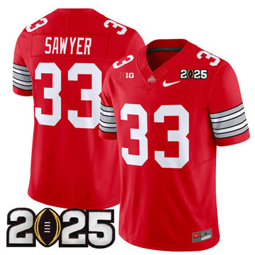 Jack Sawyer Ohio State Buckeyes red jersey