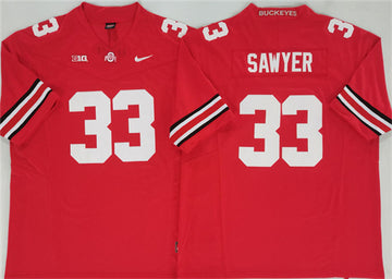 Jack Sawyer Ohio State Buckeyes red jersey