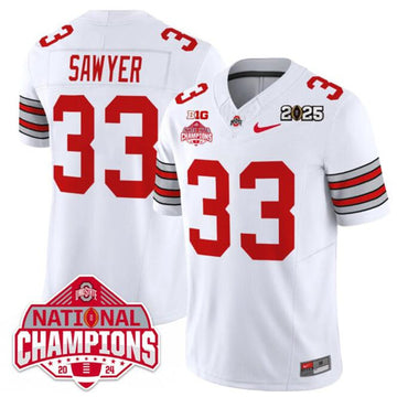Jack Sawyer Ohio State Buckeyes white jersey