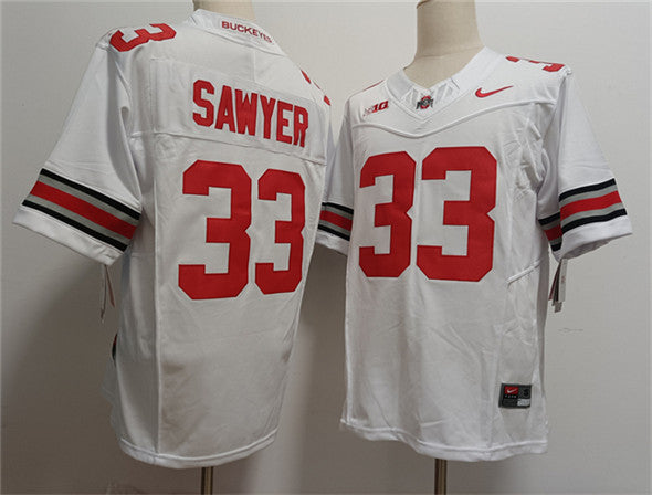 Jack Sawyer Ohio State Buckeyes white jersey