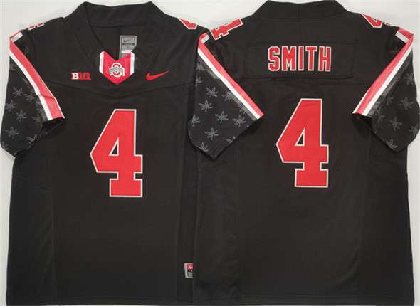 Jeremiah Smith Ohio State Buckeyes black FUSE jersey