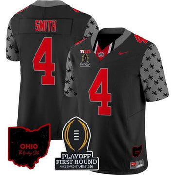 Jeremiah Smith Ohio State Buckeyes black FUSE jersey