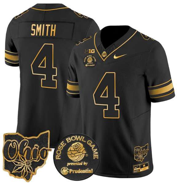 Jeremiah Smith Ohio State Buckeyes black FUSE jersey