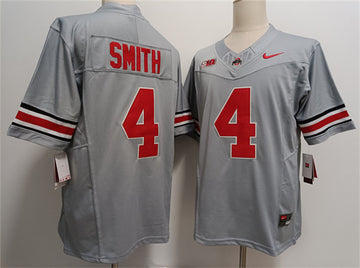 Jeremiah Smith Ohio State Buckeyes gray jersey