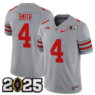 Jeremiah Smith Ohio State Buckeyes gray jersey