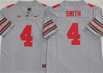 Jeremiah Smith Ohio State Buckeyes gray jersey