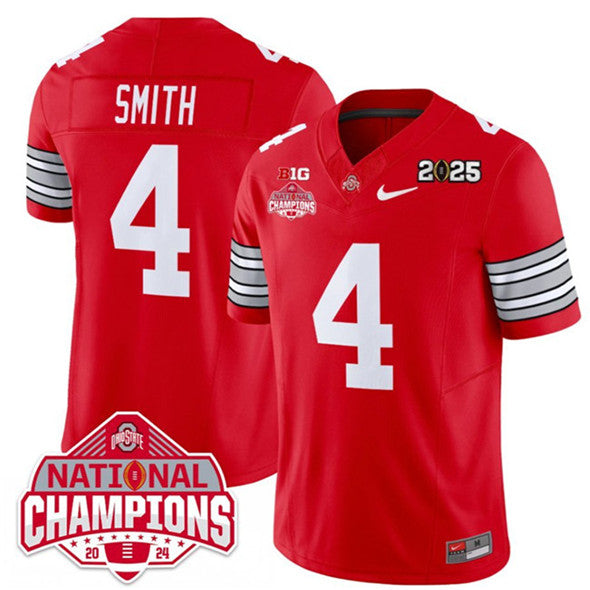 Jeremiah Smith Ohio State Buckeyes red jersey