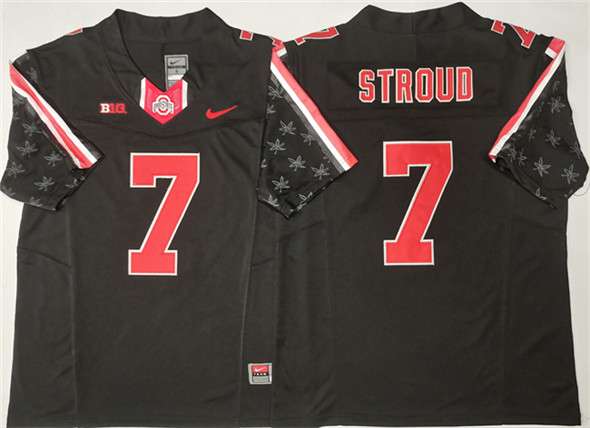 CJ Stroud Ohio State Buckeyes black FUSE jersey