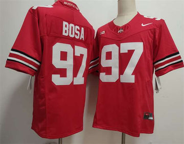 Nick Bosa Ohio State Buckeyes red FUSE jersey