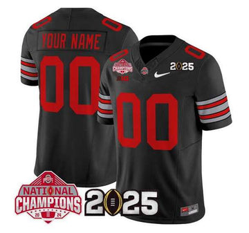 Custom Ohio State Buckeyes black FUSE jersey